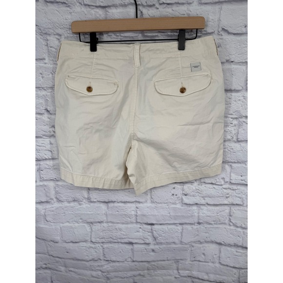 American Eagle Mens Next Level Flex Chino Shorts Cream Off White Size 32 5.5" - Picture 3 of 7